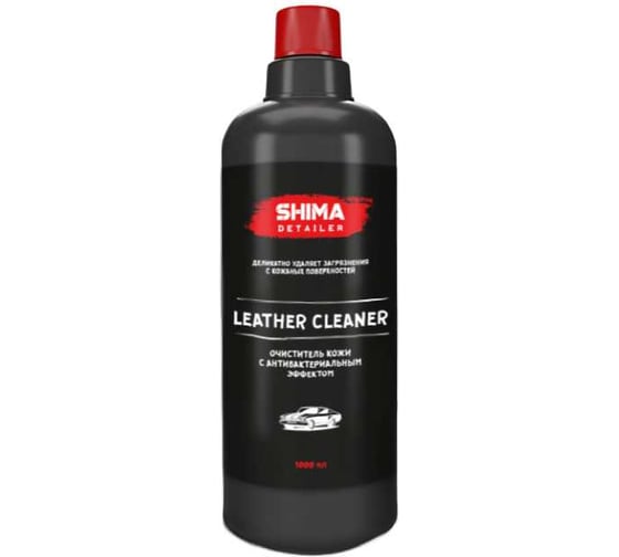 Изображение товара Очиститель кожи SHIMA DETAILER "LEATHER CLEANER" с антибактериальным эффектом, 1 л 4610326361318