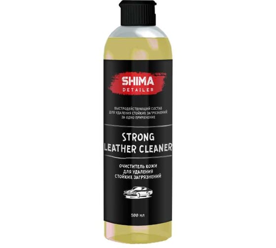 Изображение товара Очиститель кожи для удаления стойких загрязнений SHIMA DETAILER "STRONG LEATHER CLEANER" 500 мл 4610326361325