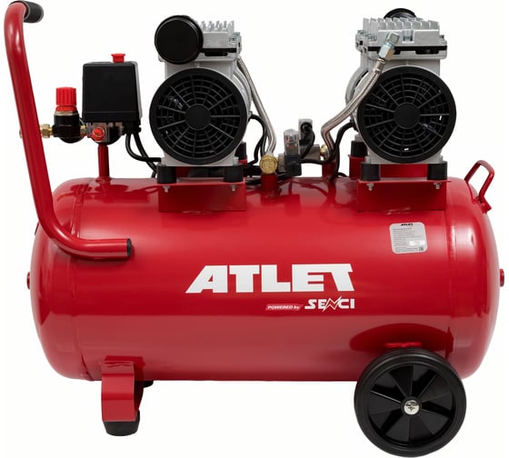 Изображение товара Поршневой безмасляный компрессор ATLET (50 л, 8 бар, 80 л/мин) SC-OF50L