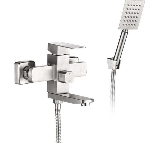 Изображение товара Смеситель для ванны Wesnaart KUBUS, сатин KUB13-310