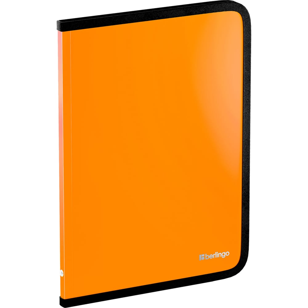 Изображение товара Папка BERLINGO на молнии, А4, 500 мкм, оранжевый неон ANm_04008_d
