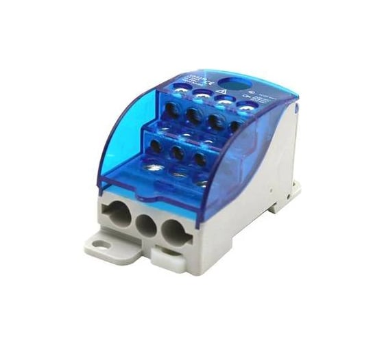 Изображение товара Распределительный блок на DIN-рейку HLT РБЛ Лесенка-125 1П 125А (1x35+1x16/6x16) (6шт./уп.) 081-07-008