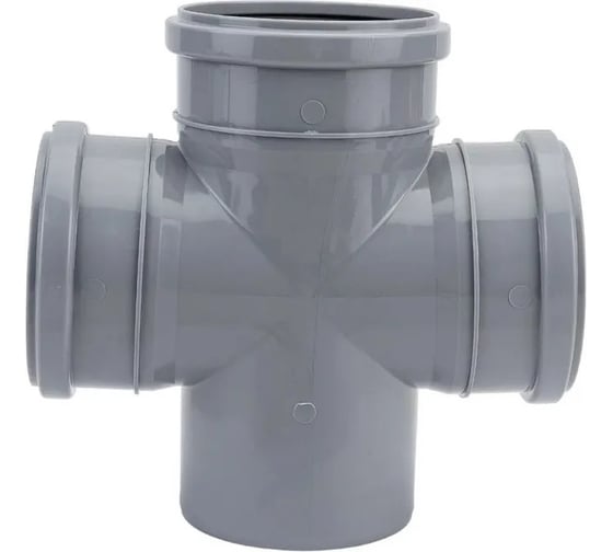 Изображение товара Крестовина канализационная Millennium 110/110/110/110x87 градусов одноплоскостная 18047