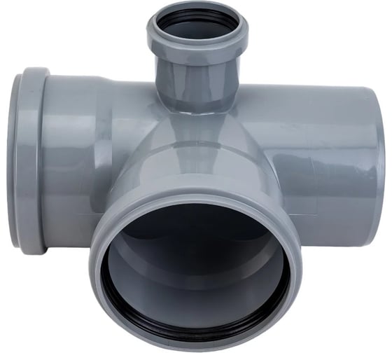 Изображение товара Крестовина канализационная Millennium 110/110/110/50x87 градусов правая двухплоскостная 18053