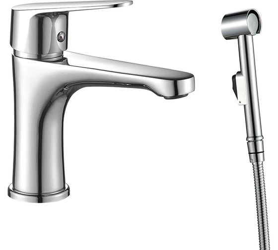 Изображение товара Смеситель для раковины с гигиеническим душем Wesnaart NOVA, хром NOV03-212