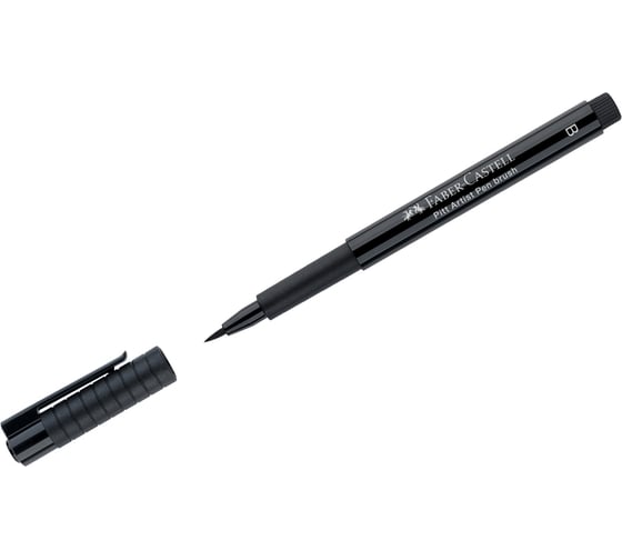 Изображение товара Капиллярная ручка Faber-Castell Pitt Artist Pen Brush цвет 199 черная, кистевая 167499
