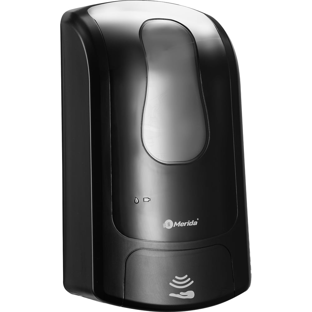 Изображение товара Дозатор ONE КЛИК Merida пластиковый сенсорный картриджный черный