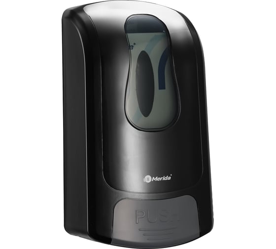Изображение товара Дозатор ONE КЛИК Merida пластиковый, механический, картриджный, черный DEC001.C
