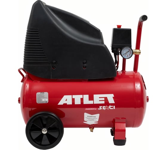 Изображение товара Поршневой безмасляный компрессор ATLET (24 л, 8 бар, 185 л/мин) SC-OF24LP