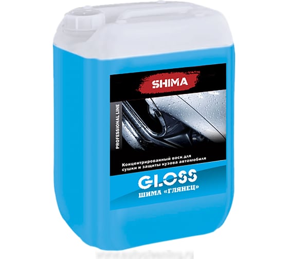 Изображение товара Воск для кузова автомобиля SHIMA GLOSS 5 л 4626016836288