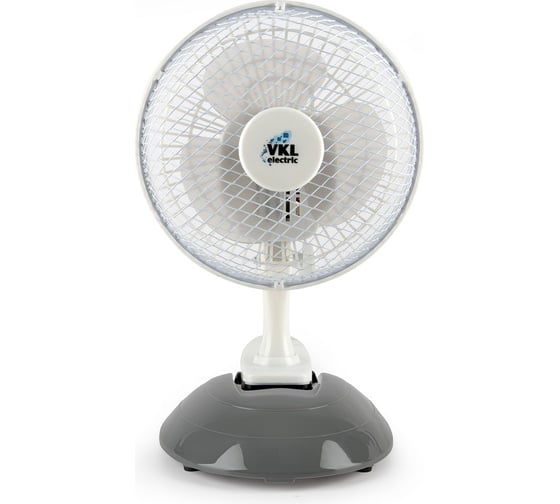 Изображение товара Вентилятор настольный VKL electric VTF-03 Gray 20 Вт 2 режима серый 1200617