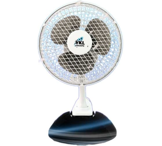 Изображение товара Вентилятор настольный VKL electric VTF-03 Black 20 Вт 2 режима чёрный (1/12) 1209173