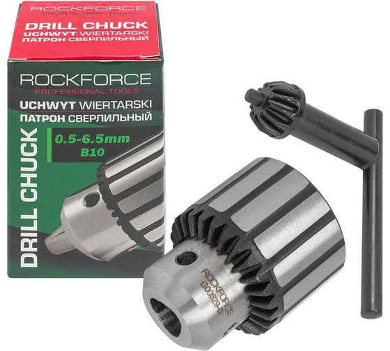 Изображение товара Патрон цанговый для дрели Rockforce 0.6-6мм, B10 RF-G00529-B(61420)