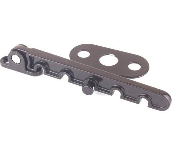 Изображение товара Ограничитель открывания DORF металлический, 5-ти позиционный, коричневый CGFC005C-8019/УП