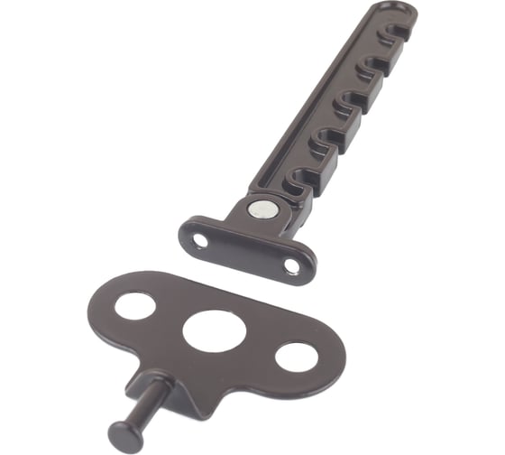 Изображение товара Ограничитель открывания DORF металлический, 5-ти позиционный, коричневый, 100 шт. CGFC005C-8019