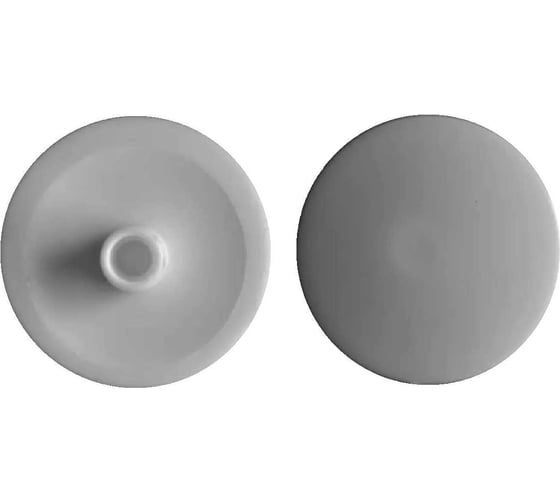 Изображение товара Заглушка на эксцентрик Левша 18 мм (20 шт), серый У5-1920.Сер
