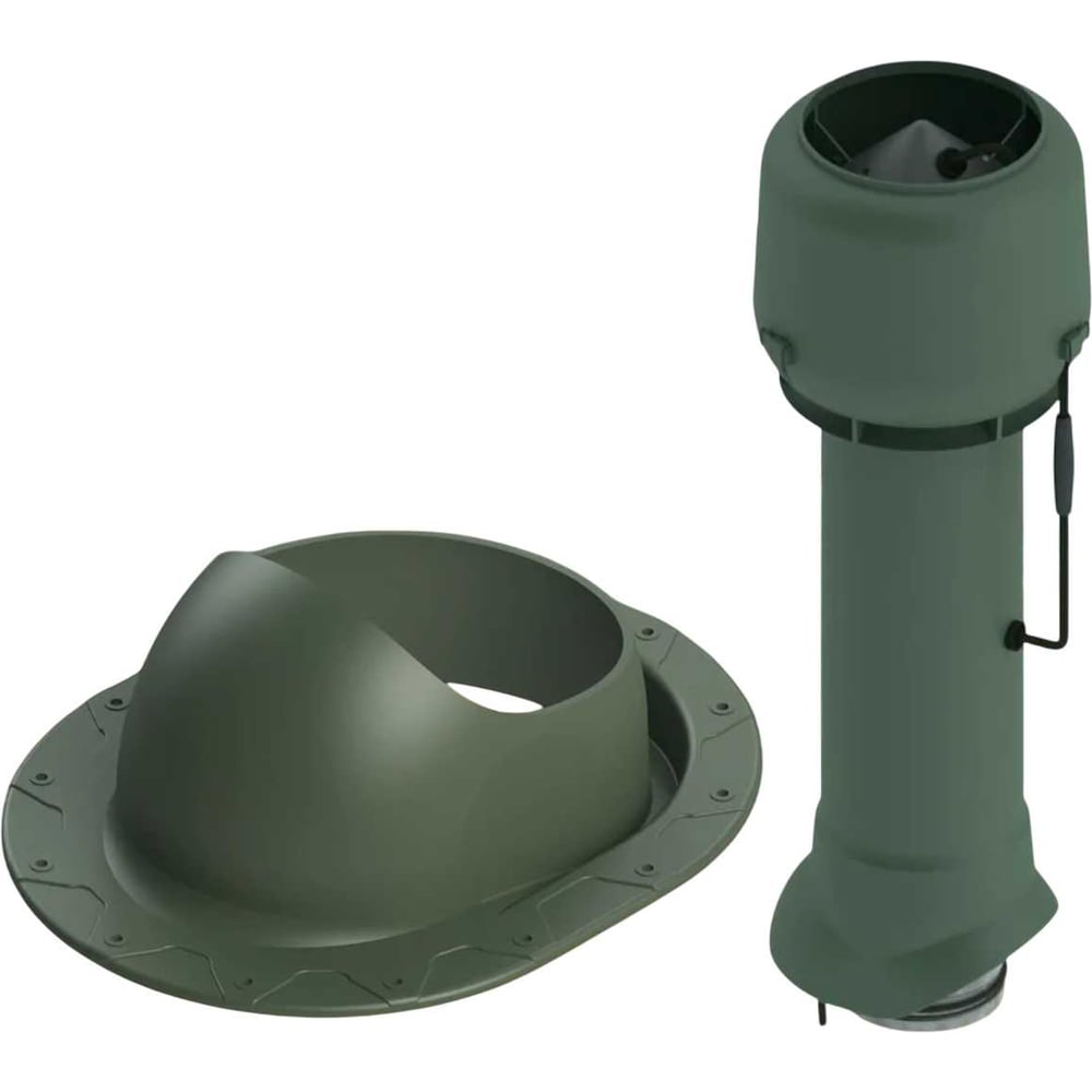 Изображение товара Вентиляционный комплект Татполимер TP-85.E.125/160/700 с вентилятором для кровли