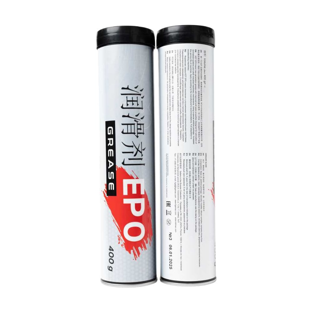 Изображение товара Картуш KDT GREASE EP0 400 г - литиевая смазка для тяжелых условий