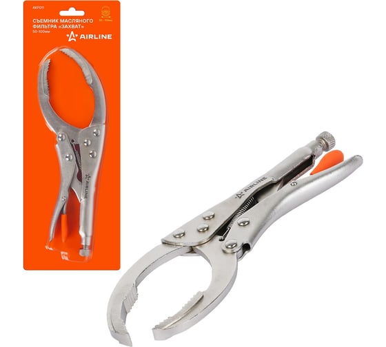 Изображение товара Съемник масляного фильтра Airline "Захват" 50-100 мм AKF011