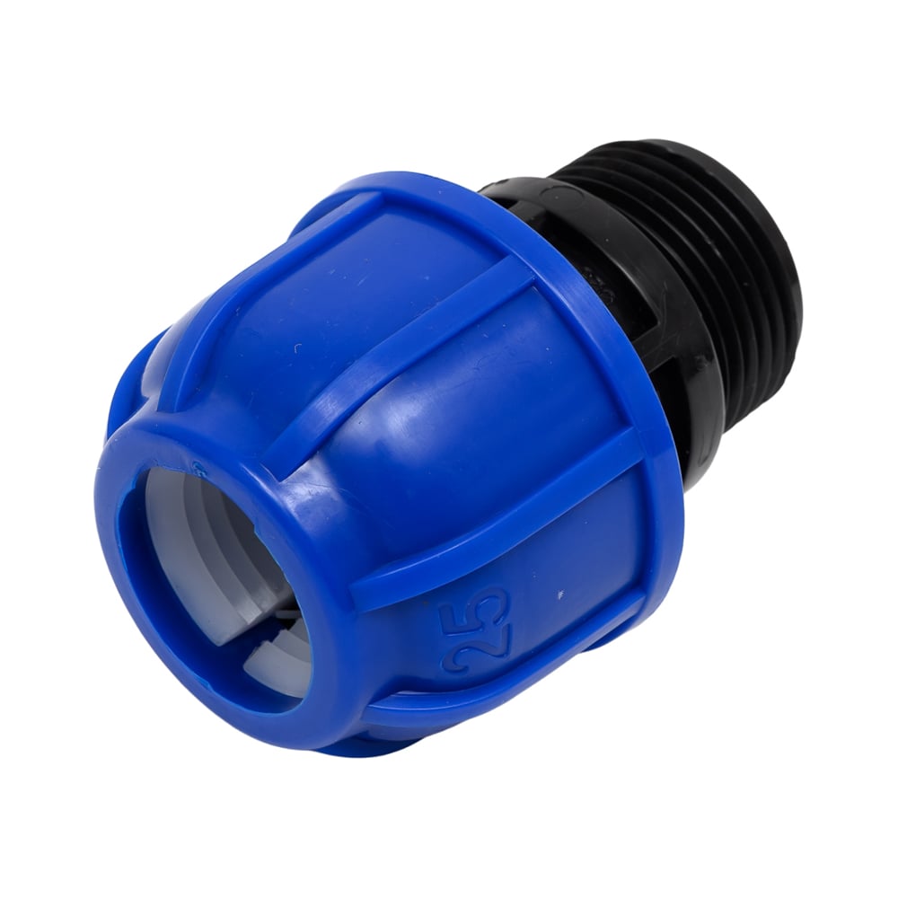 Изображение товара Муфта компрессионная для ПНД труб Millennium 25-1" с наружной резьбой PFMM2510