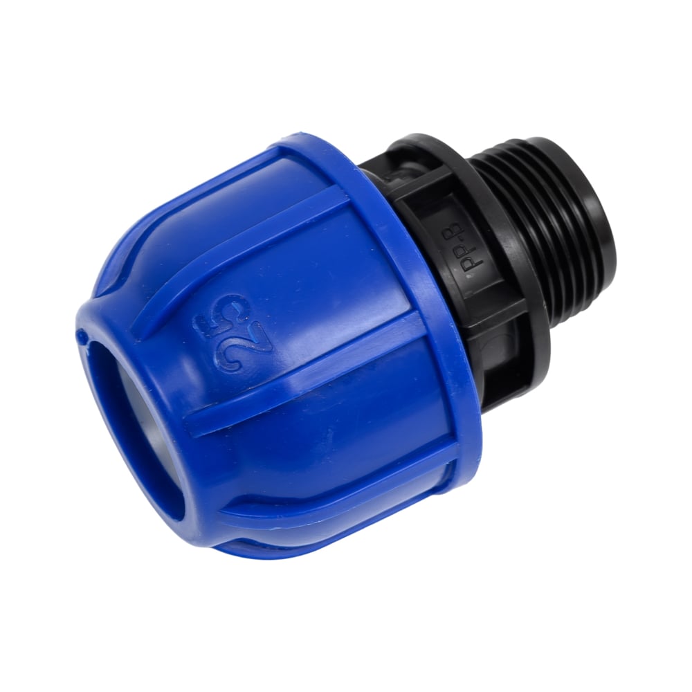 Изображение товара Муфта компрессионная для ПНД труб Millennium 25-3/4 с наружной резьбой PFMM2534