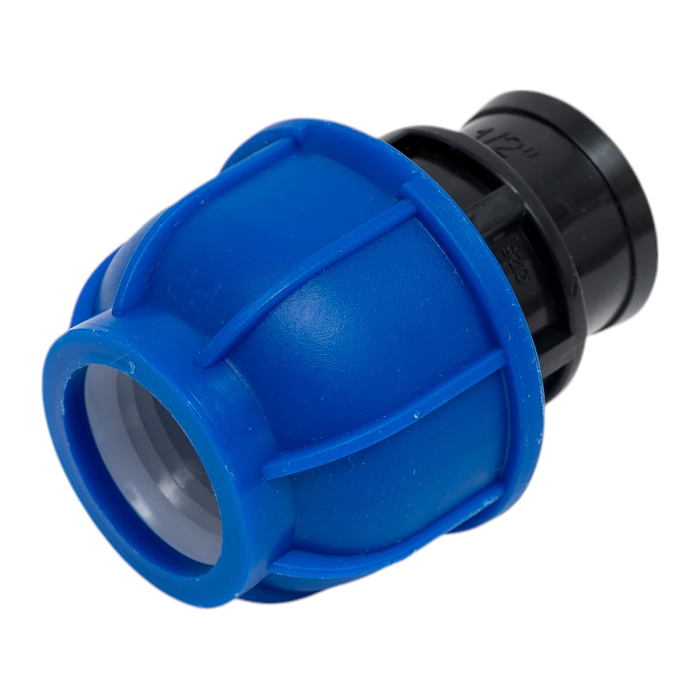 Изображение товара Муфта компрессионная для ПНД труб Millennium 25- 1/2 с внутренней резьбой PFMF2512