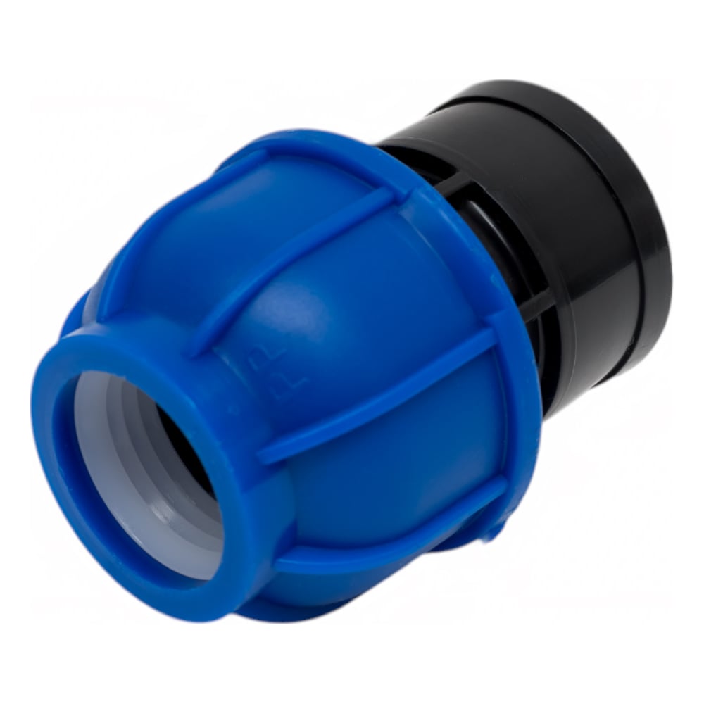 Изображение товара Муфта компрессионная для ПНД труб Millennium 25- 3/4 с внутренней резьбой PFMF2534