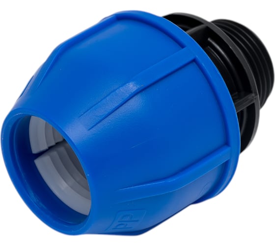 Изображение товара Муфта компрессионная для ПНД труб Millennium 32-1 с наружной резьбой PFMM3210