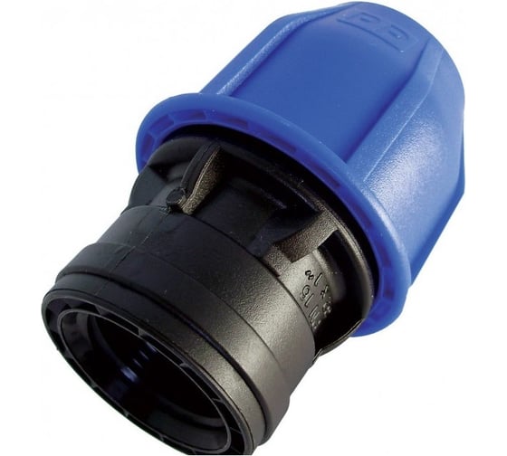 Изображение товара Муфта компрессионная ПНД Millennium 40×1" с внутренней резьбой — соединительный фитинг для труб PFMF4010