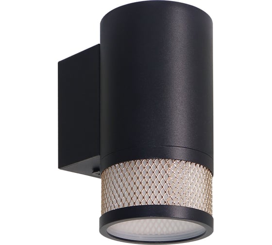Изображение товара Настенный светильник Wolta Rete под лампу GU10 Черный матовый/золото WSL-GU10/W12BG
