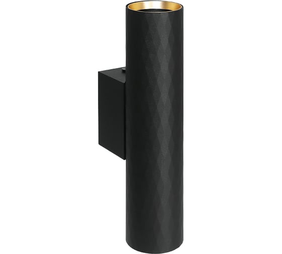 Изображение товара Настенный светильник Wolta Piccole под лампу MR11 с цоколем GU10 Чёрный/золото WSL-MR11/W17BG