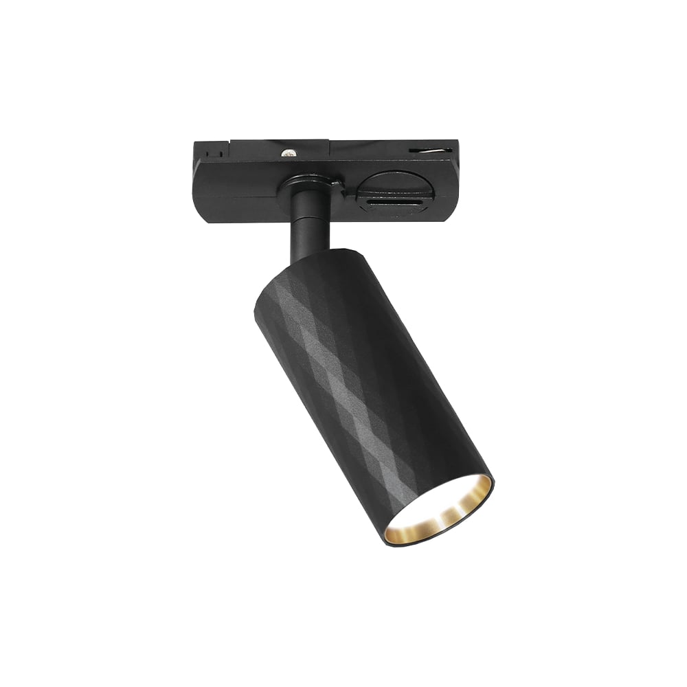 Изображение товара Трековый светильник Wolta Piccole под лампу MR11 с цоколем GU10 черный с золотом