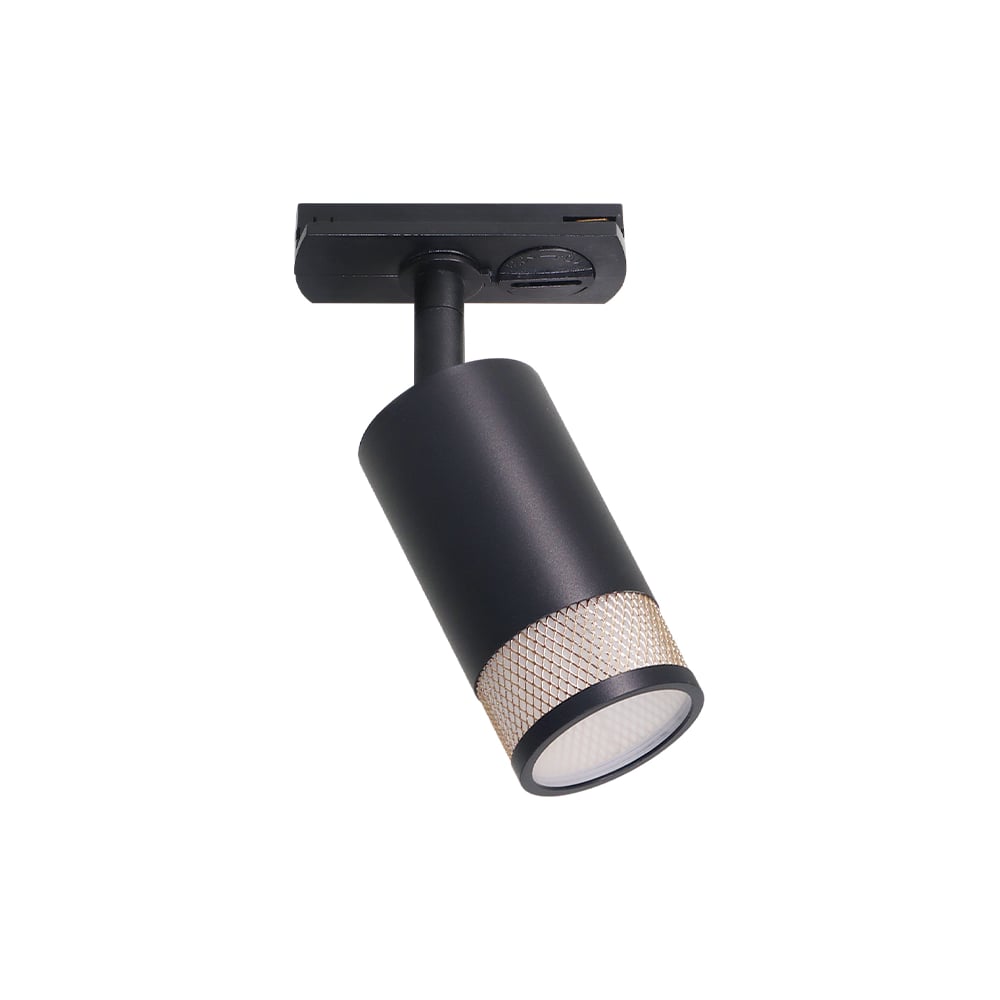 Изображение товара Трековый светильник Wolta Rete GU10 черный золото для потолочной установки