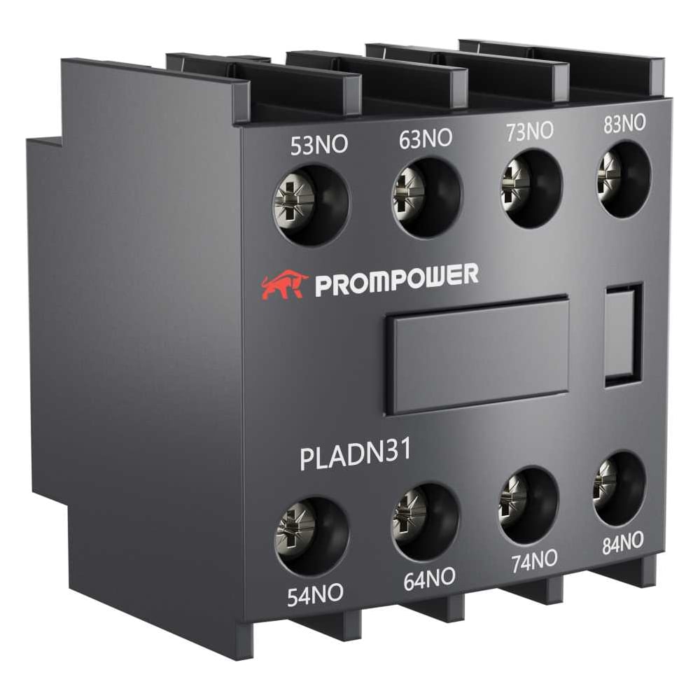 Изображение товара Блок вспомогательных контактов Prompower Pulse PLADN31 4 контакта IP20 для PLC1D