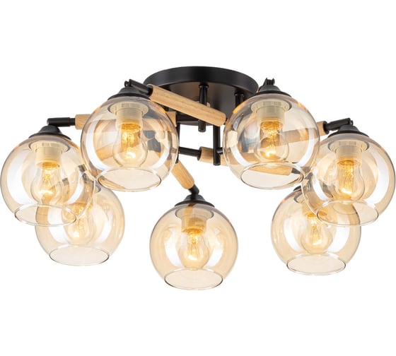 Изображение товара Люстра поворотная Citilux TIKA чёрная CL133171