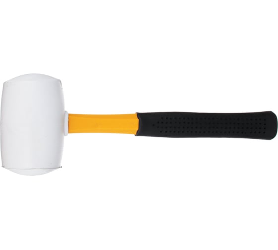 Изображение товара Киянка ЕРМАК белая резина, фибергласовая обрезиненная рукоятка 680г 662-014