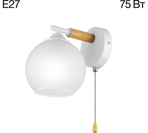 Изображение товара Бра с выключателем Citilux TIKA белое CL133410