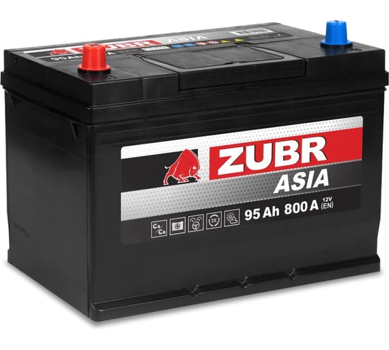 Изображение товара Аккумуляторная батарея ZUBR Ultra Asia 95Ah L+ (нижний борт) ZSA951
