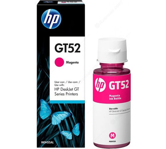 Изображение товара Чернила G&G GG-GT52M пурпурный 100 мл для HP Ink Tank 110/115/116/118/310/315/316/318/319 2078129