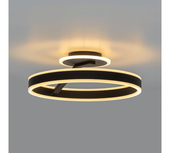 Изображение товара Люстра с пультом Citilux Дуэт LED чёрная CL719741