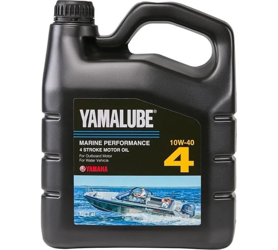 Изображение товара Моторное масло Yamalube 4 SAE 10W-40 Marine Performance Oil (4 л) 90790BS46600