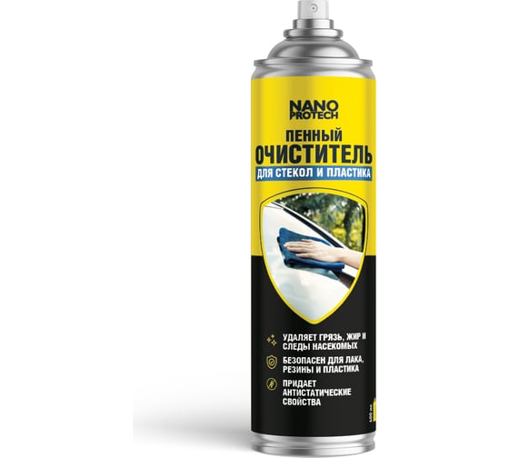 Изображение товара Пенный очиститель для стёкол и пластика Nanoprotech 400 мл NPGPO0023