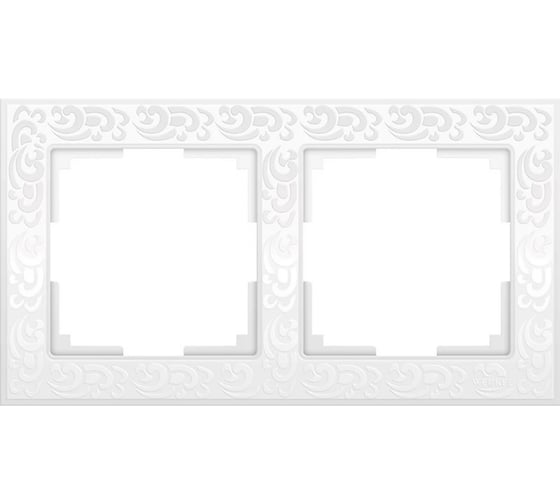 Изображение товара Рамка на 2 поста WERKEL Flock белый a050797
