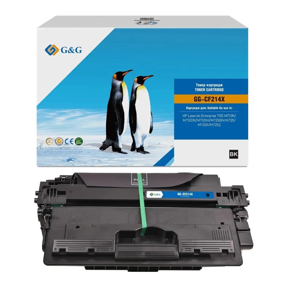Изображение товара Лазерный картридж G&G GG-CF214X черный для HP LJ серии 17500 страниц