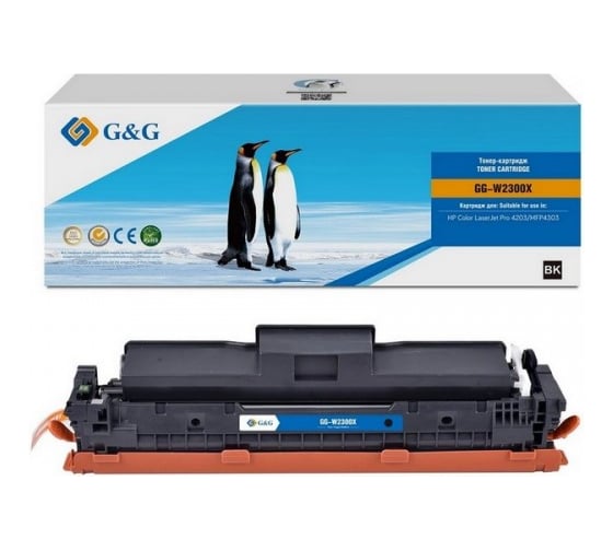 Изображение товара Картридж лазерный G&G GG-W2300X W2300X черный 7500 страниц для HP CLJ Pro 4203/MFP 4303 2067358