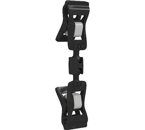 Изображение товара Держатель для ценника ООО Комус FXS-DBL прищепка, черный, 10 шт в упаковке 964692