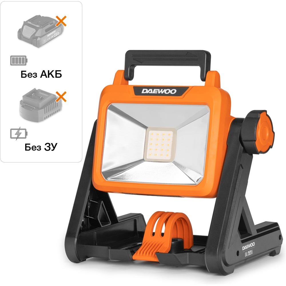 Изображение товара Фонарь аккумуляторный DAEWOO DAL 2521Li с высокой мощностью
