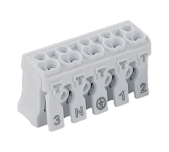 Изображение товара Клемма монтажная Wolta KSP5-3L N PE