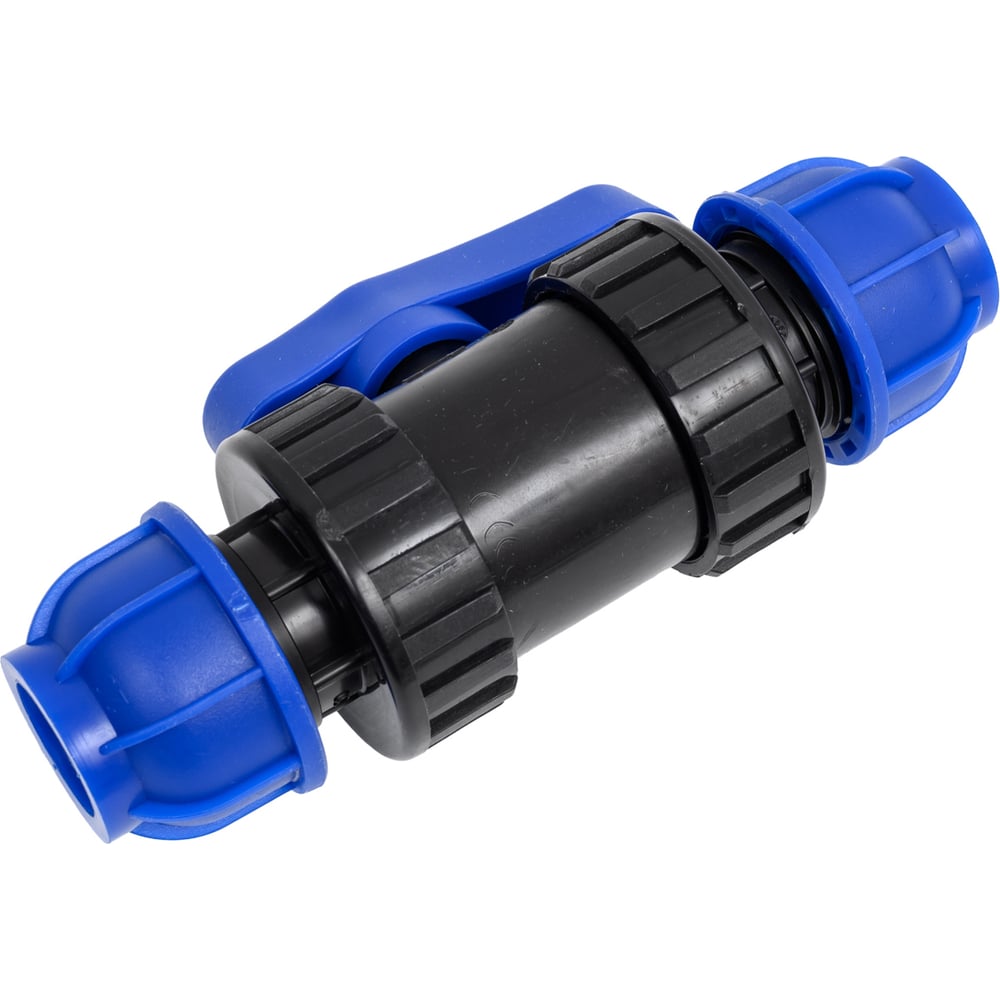 Изображение товара Компрессионный шаровой кран Millennium ПНД 20-20 PN16 для воды