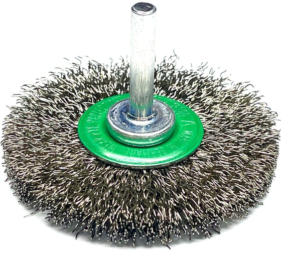 Изображение товара Щетка дисковая гофрированная Lessmann Д70х9х0,30 мм, ROF, 6 мм 417362